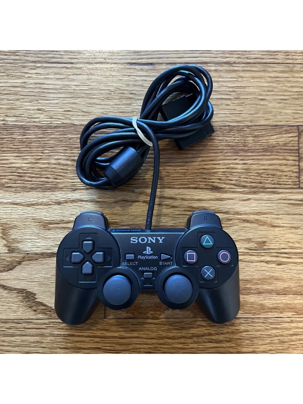 Black Dual Shock 2 Controller Official Sony PlayStation 2 PS2 SCPH-10010